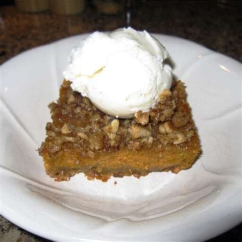 Pumpkin Pie Squares Recipe