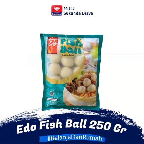 Jual Edo Fish Ballbakso Ikan 250gr Shopee Indonesia