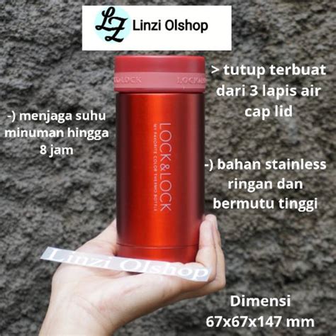 Termos Mini Tumbler Tempat Minum Stenles Lock N Lock Hot Cool Ml Shopee Indonesia