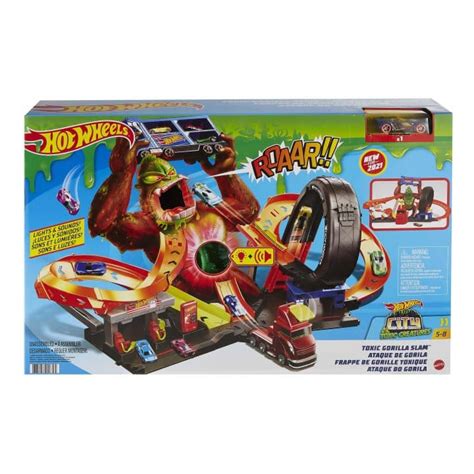 Hot Wheels Tor Samochodowy Goryl Toksyczny Atak Hot Wheels Sklep EMPIK