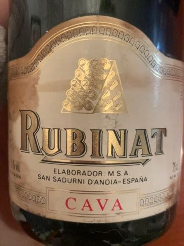 Mas Oliver Cava Rubinat Brut Vivino Us