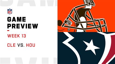 Cleveland Browns Vs Houston Texans Week 13