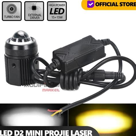 Jual Lampu Tembak Laser Motor Mobil Led D Mini Warna Laser Foglamp