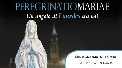 La Statua Della Vergine Di Lourdes Pellegrina A San Marco In Lamis