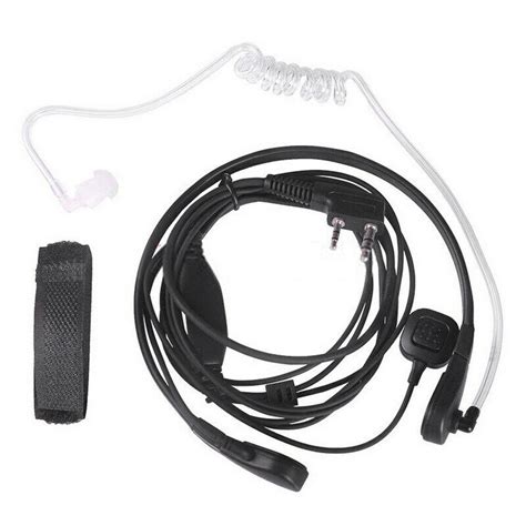 New Throat Earphone Microphone Vibration Headset For Kenwood Anytone