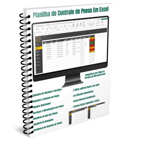 Planilha De Controle De Pneus Em Excel Planilhas Excel