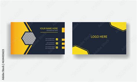 Business Card Template for the Modern World: Creative and Simple. A ...