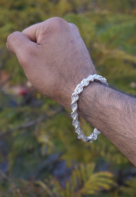 Pulsera Torzal De Plata Ley Para Caballero Meses Sin Intereses