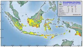 Titik Panas Terdeteksi Di Sumatera Terpantau Di Riau