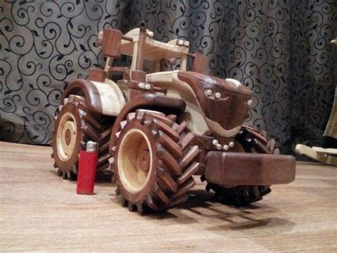 Wooden tractor | Caminhão de madeira, Carro de madeira, Carrinho de madeira