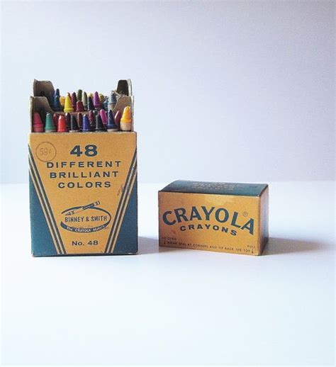 S S Crayola Crayons Package Original Crayons Etsy School