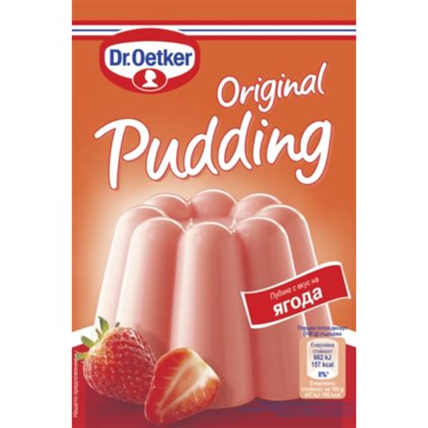 Pudding Strawberry 40g Dr Oetker