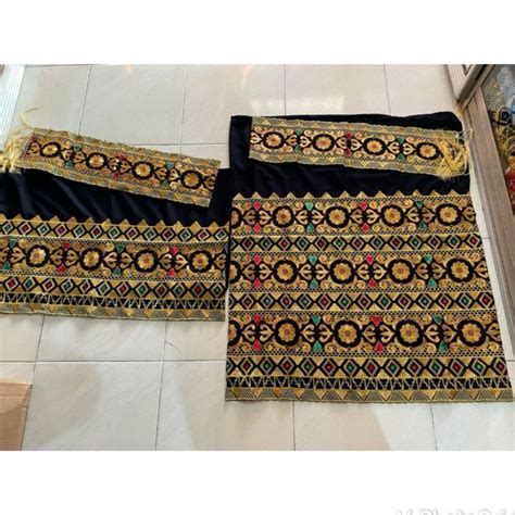 Jual Sarung Kain Bordir Tapis Lampung Adat Tradisional Sumatra