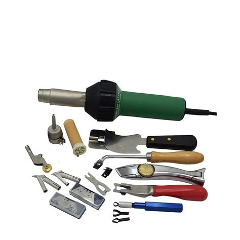 W Hot Air Torch Plastic Welding Gun Welder Pistol Flooring Tools Heat Gun With Flooring