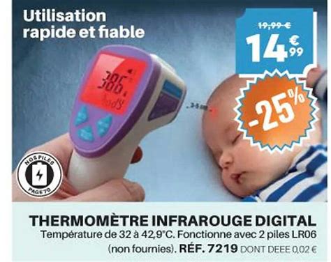 Promo Thermomètre Frontal Infrarouge chez GiFi iCatalogue fr