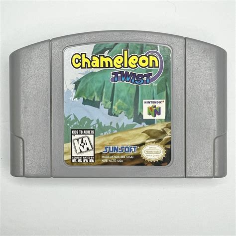 Chameleon Twist Value Gocollect Nintendo 64 Chameleon Twist