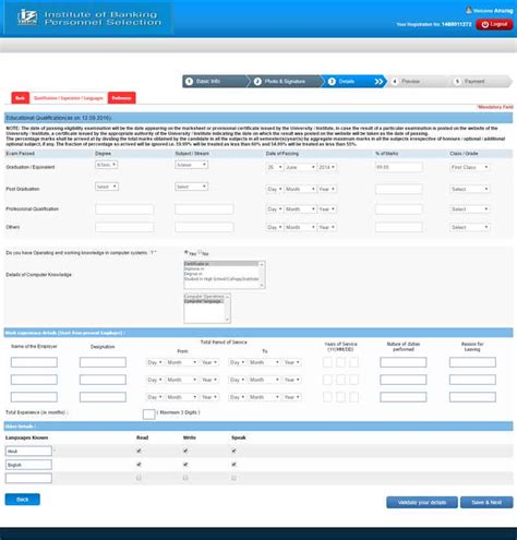 IBPS Clerk 2019 Application Form How To Apply Online