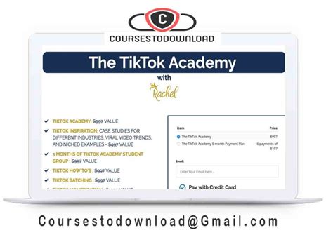 Rachel - The TikTok Academy - CourseDownloader