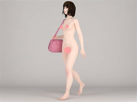 Nude Girls Collection D Model CGTrader