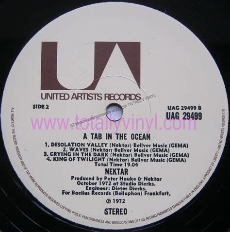 Totally Vinyl Records || Nektar - A tab in the ocean LP