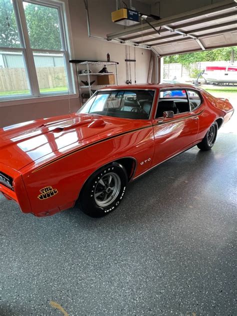 1969 Pontiac GTO Judge PHS Carousel Red 4 Speed S Matching