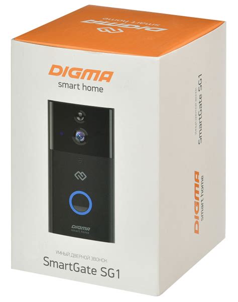 Купить Видеозвонок Digma SmartGate SG1 черный в интернет-магазине Digma