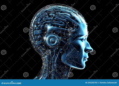 Silueta De Cabeza Humana Ai Generativo Stock De Ilustraci N