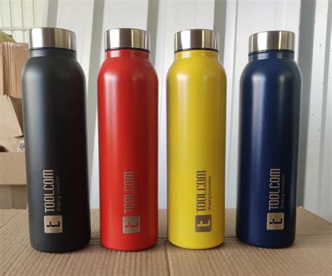 Hauora Color Coated Laser Printed Steel Water Bottle At Rs 175piece In