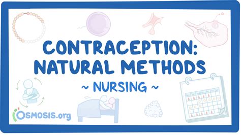 Contraception - Natural methods: Nursing: Video & Causes | Osmosis