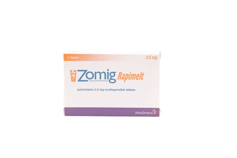 Zomig Rapimelt 2 5mg Tabs 6 S