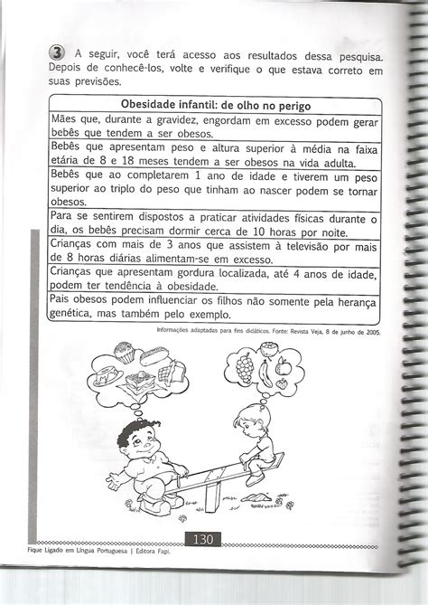 Tempo De Educar Sequencia Did Tica Sobre A Obesidade Infantil