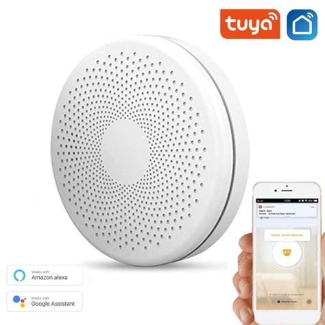 Wifi комбинированный датчик дыма и CO: Tuya Wifi Smoke & Carbon ...