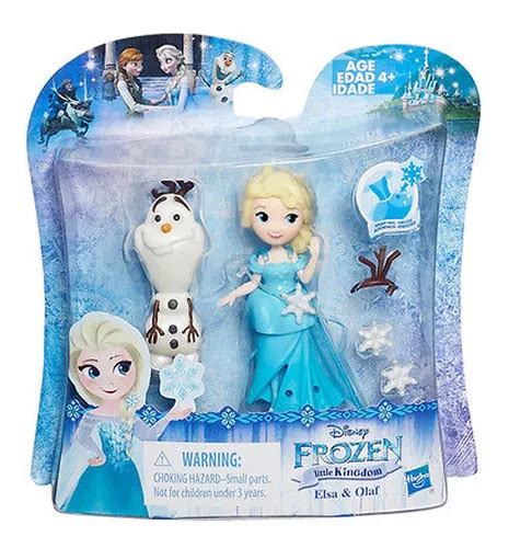 Figuras Hasbro Frozen Pequeño Reino Elsa Y Olaf Cuotas sin interés