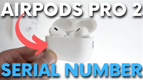 How To Check Serial Number Of AirPods Pro 2 Locate SN In New AirPods