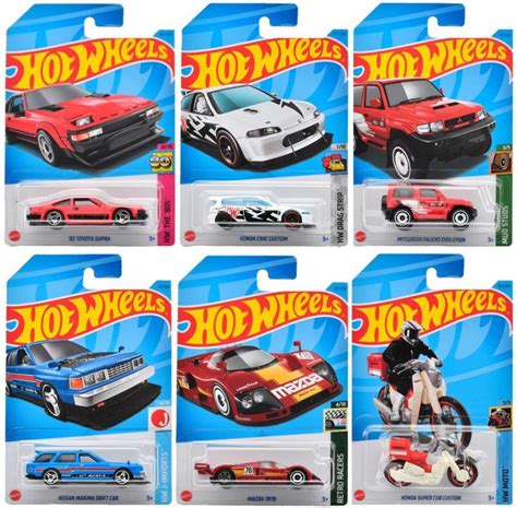 仮予約PRE ORDER HOT WHEELS ベーシック 日本車6種セット 国内流通版 裏面日本語 10月上旬入荷予定 attictoyz アティックトイズ