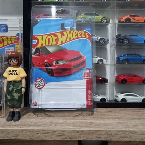 Jual Custom Card 99 Honda Civic Type R EK9 Red Edition Hot Wheels Shopee Indonesia