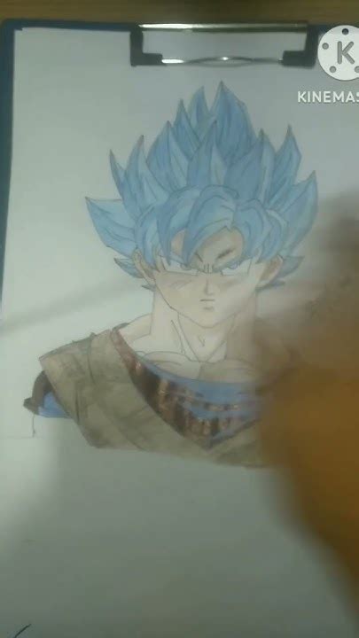 How To Draw Goku Drawing Goku Drawing With 30 Rupees Pencils Colour ️ ️ Youtube