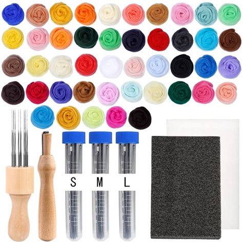 LMDZ Agulha Feltragem Kit DIY L Feltro Handmade Starter Pack Materiais