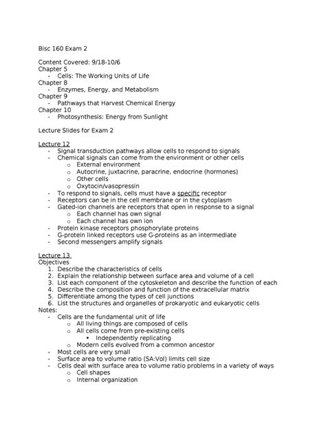 Bisc Exam Powerpoint Lecture Notes Bisc Exam Content