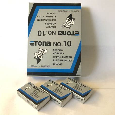 Isi Refill Staples Etona No 10 1 Pack 20 Box