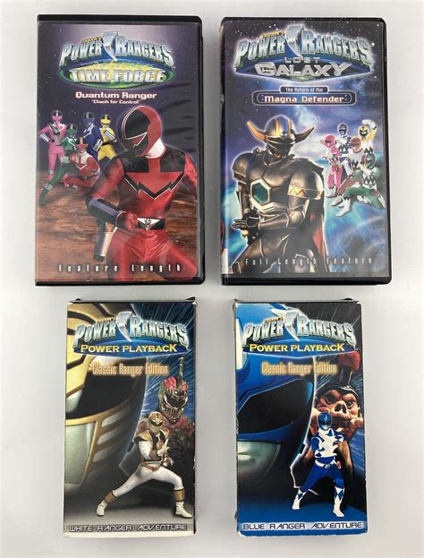 Power Rangers Vhs Lot Town