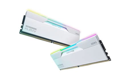 KLEVV Unveils All New CRAS V RGB Brilliant White Edition Memory