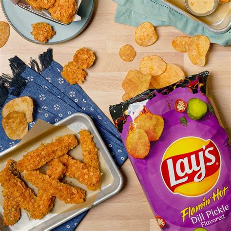 Lays Flamin Hot Dill Pickle Crusted Pickles Dill Pickle Fried Pickles Flavors