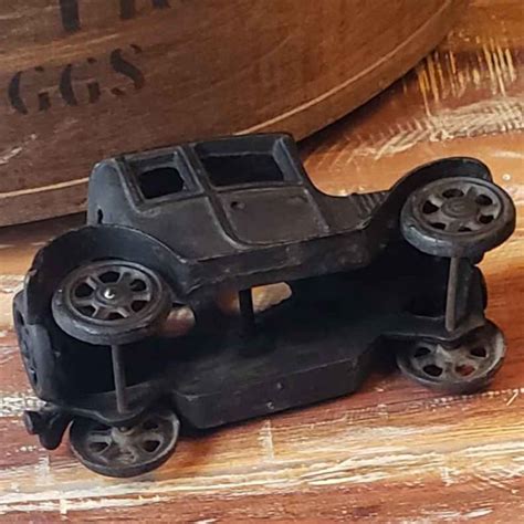 Vintage Cast Iron Antique Model T Ford Toy Car Vintage Toy Etsy