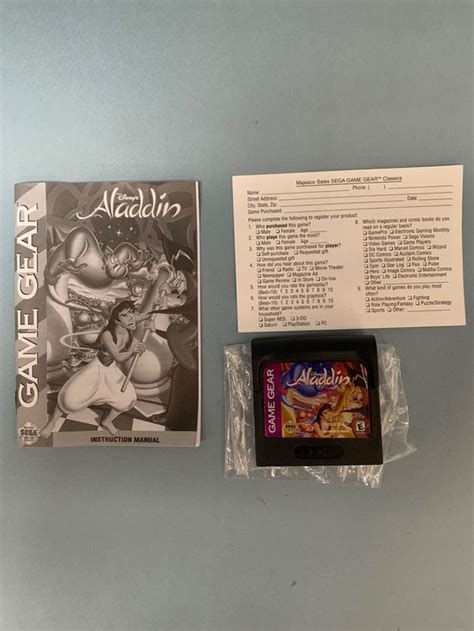 Game Gear Aladdin US Version Kaufen Auf Ricardo