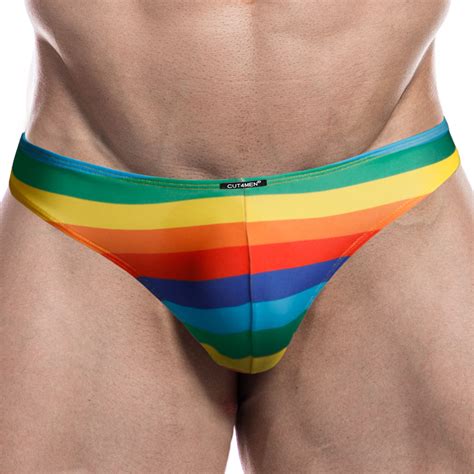 CUT MEN Renaissance Bikini Briefs Rainbow INDERWEAR