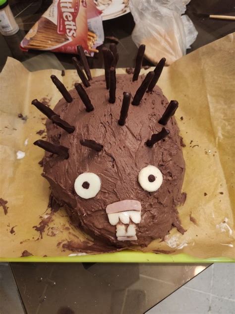 Cursed Hedgehog Cake