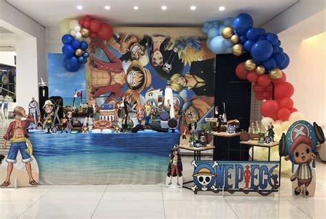 One Piece Personalizada Arte Alegria Decoração para Festa