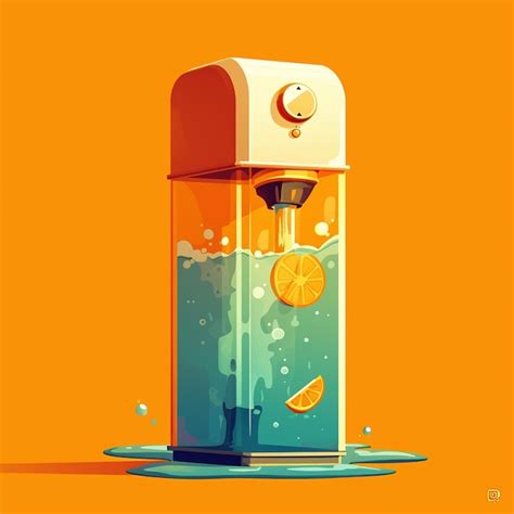 Premium Vector Electric Hot Water Dispenser With Temperature Presets