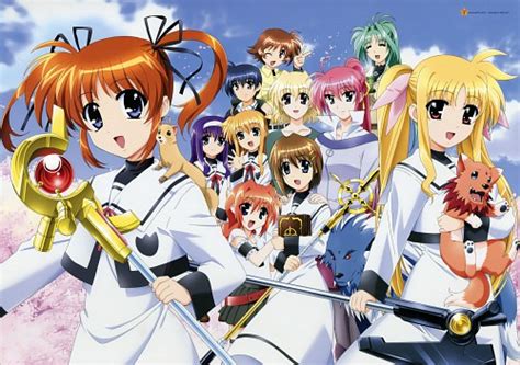 Mahou Shoujo Lyrical Nanoha Nanoha Takamachi Fate Testarossa Hayate Yagami Chrono Harlaown